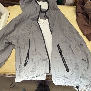 Forever 21 Gray Zip-Up Jacket